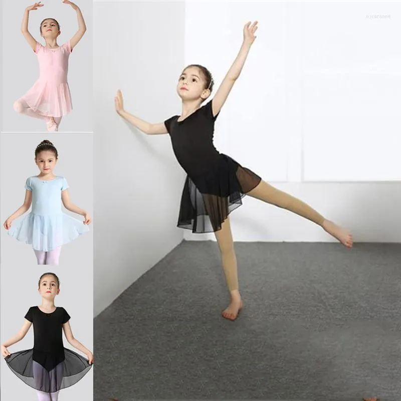 Bühne tragen Tanz Mädchen Ballett Kleid Kleidung 2023 Leistung Uniform Anzug Kinder Praxis Gymnastik Rock Strumpfhosen