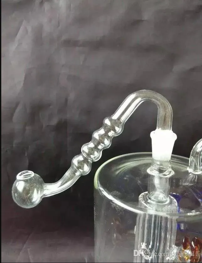 Les narguillades encore plus transparente bubbler, bangs en gros tuyaux d'huile tuyaux d'eau tuyaux en verre