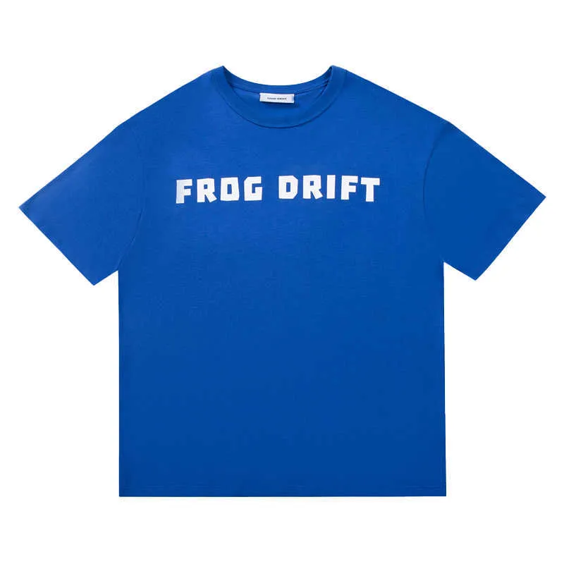 T-shirts masculins grenouille Drift Nouveau cou come de cou colome