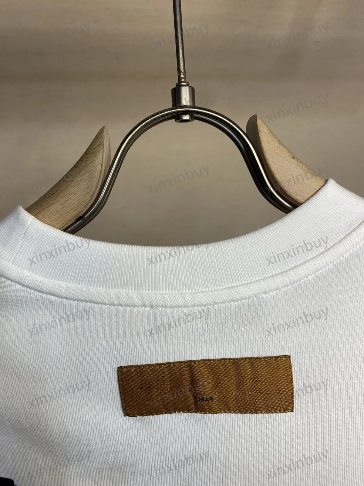 Xinxinbuy Mens Designer Tee With Band Flip Letters Print Xinxinbuy Mens Designer Tee With Band Flip Letters Print