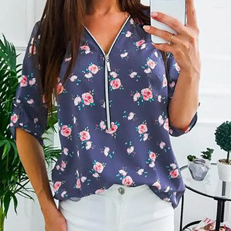 Dames blouses lange mouw vrouwen lopende dames print kanten o-neck pullover tops shirt blanco