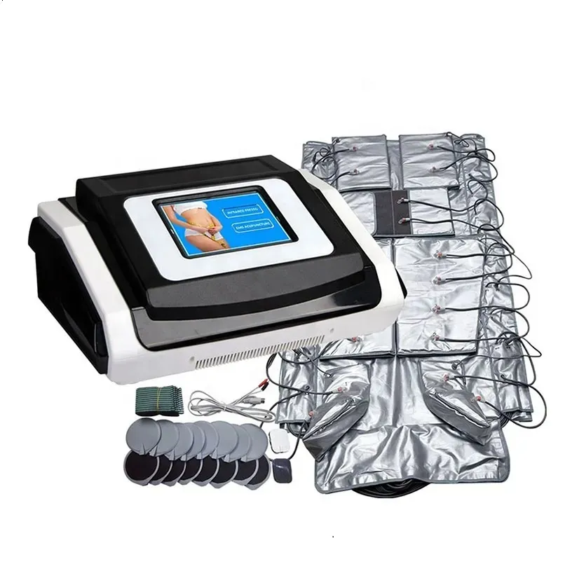 3 I 1 Infrar￶d lufttryck Pressoterapi bantningsmaskin Viktavlopp Pressoterapimaskiner