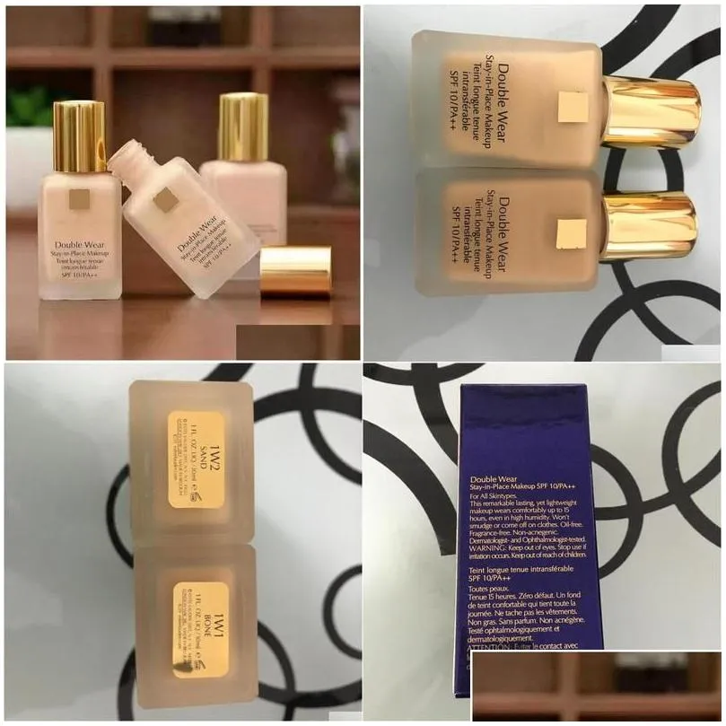 Foundation Ouble Wear Liquid Cosmetics 30 ML SPF10 Matte Cream Makeup Drop Delivery Health Beauty Face DH2OG DHL3U