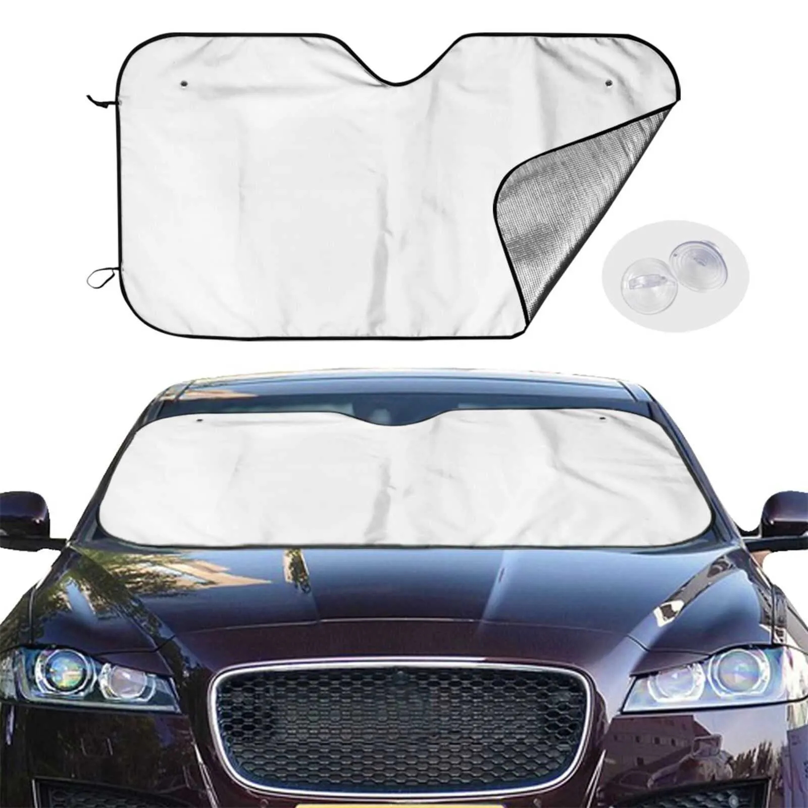 Foldable Car Windshield Sun Sun Visor In Spanish Wear Resistant