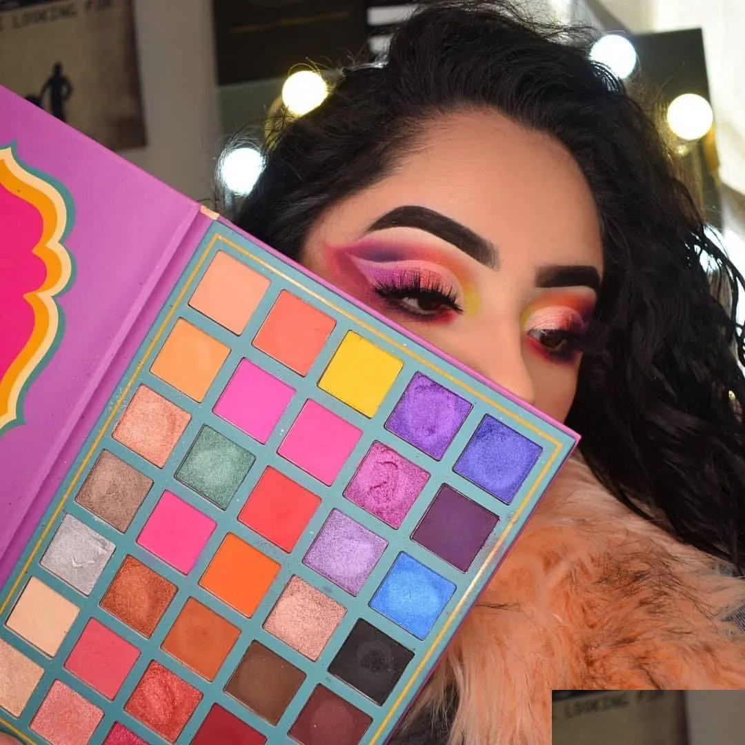 ظلال العيون التمهيدي العلامة التجارية الشهيرة Shadowpalette ظلال العيون 35 لون تصميم لوحة ماكياج مستحضرات التجميل سعر جيد انخفاض التسليم الصحة Beaut Dheur