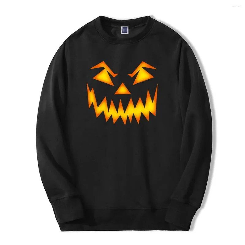 Herrtröjor halloween leende mode män tröja kroppswarmer fitness streetwear 2023 våren vinter hip hop -stil