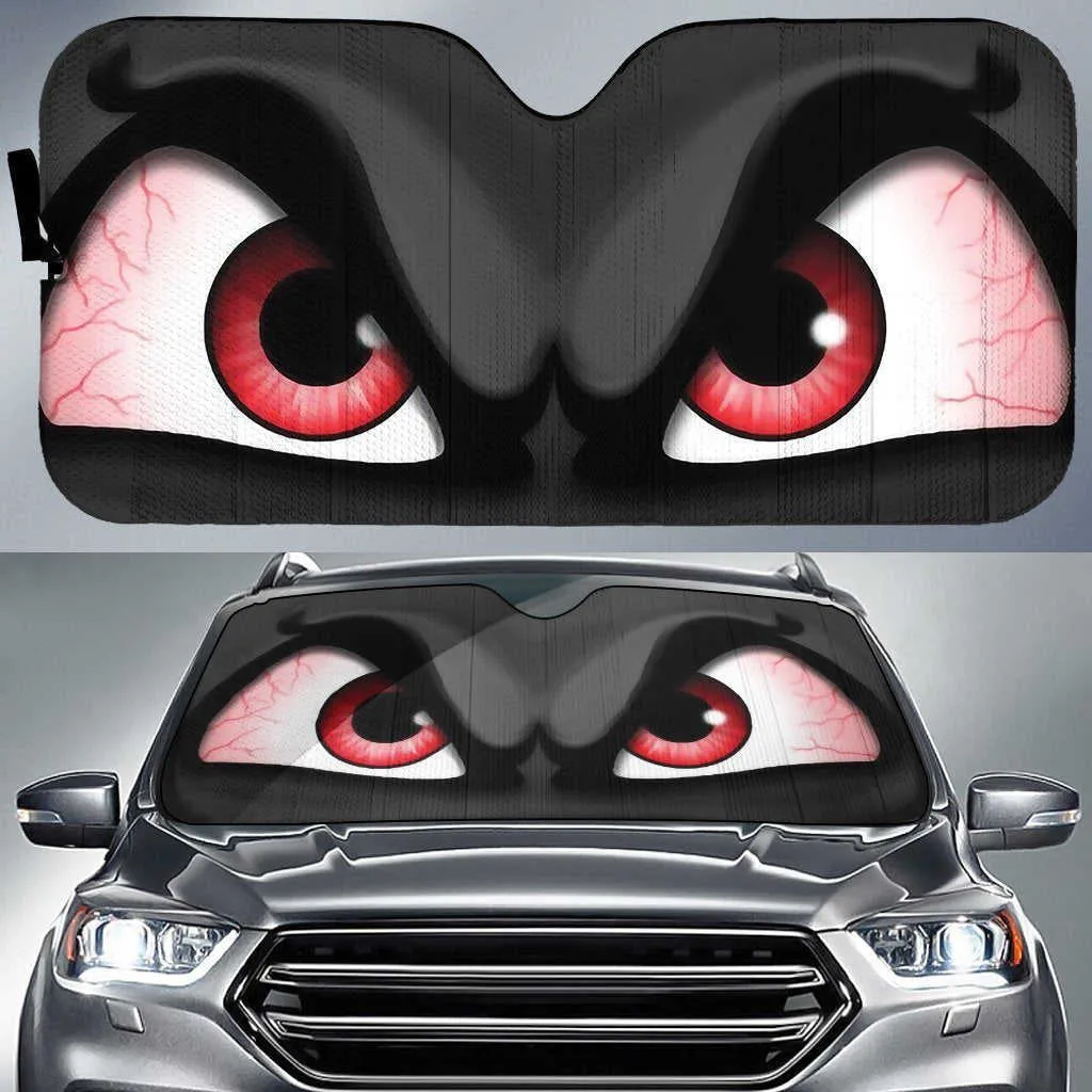 Foldable Car Windshield Sun Sun Visor In Spanish Wear Resistant Black Tape  For Funny Eyes From Fyautoper, $15.92