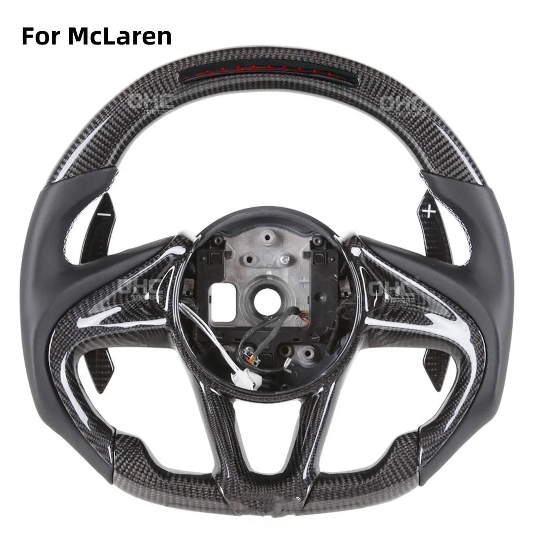 Display da gara Volanti in vera fibra di carbonio per accessori di guida per auto McLaren