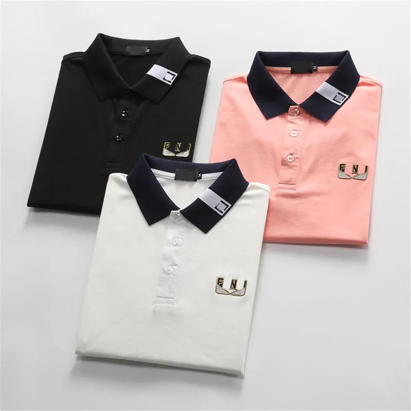 DHgate Mens Summer Polo Shirts Embroidered T Shirts High Street Trend Shirts Cotton Tee S 2XL Apparel