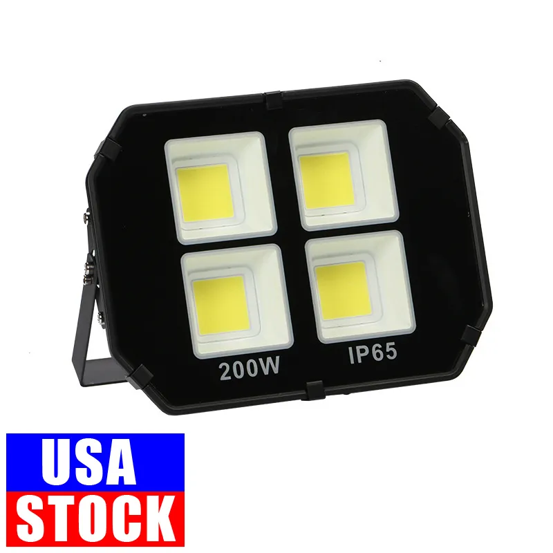 Iluminação de holofotes ao ar livre 200w 400W 600W FloodLight AC85-265V Inpo inundações à prova d'água de luz LED de LED iP65 Usalight