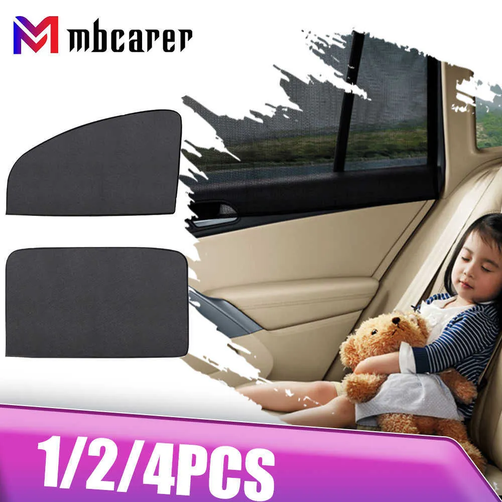 Bilsolskydd täcker magnetiska bilgardiner Bil Sun Shade UV Protection Auto Window Sunshade Cover Visor Window Protector Mesh