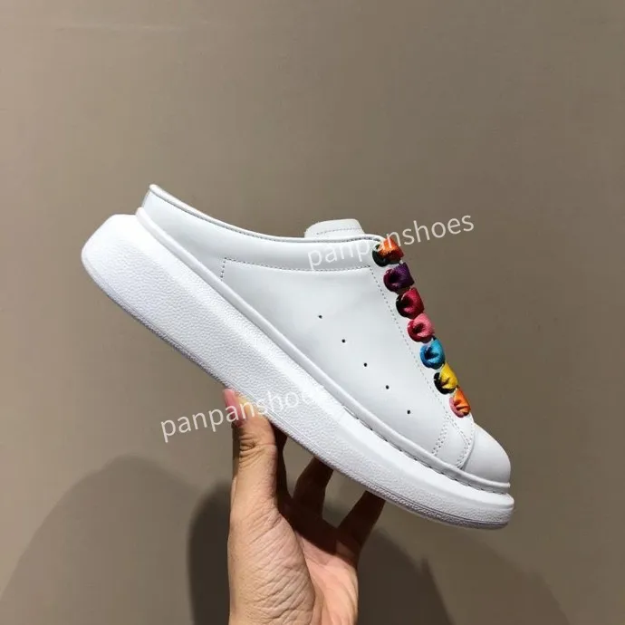 2023 Designer de luxo Mulheres homens Sapatos casuais tênis de retalhos plataforma pista plataforma de categorias redondas de dedão dos pães masculinos Size34-46 xrx200429