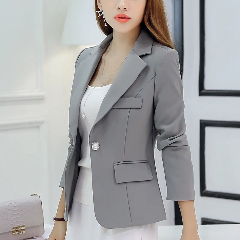 Женские костюмы Blazers Black Women Formal Ladim Lady Office Cufle Cust Cost Compect