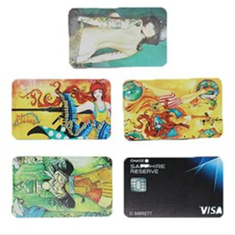 Nytt Creative Pipe Credit Card 2019 Portable Metal Pipe avtagbart zinklegering Personligt r￶r