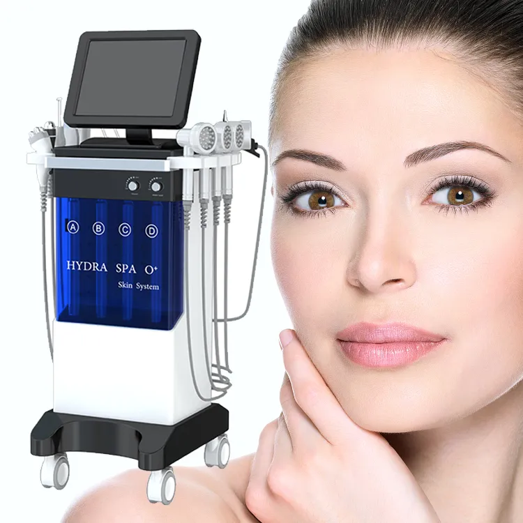 Hydra High Pressure Oxygen Bubble Face Cleaning Instrument Skin Tightening Anti-aging Machine for Beauty Salon steamer dischem