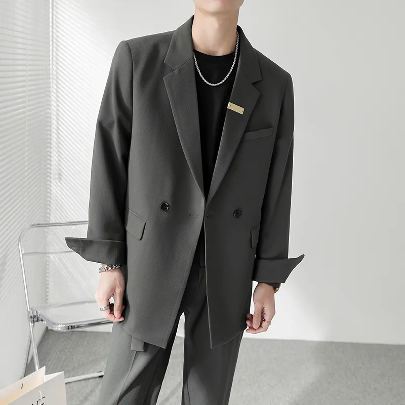 MUZE×el conducotrH DOUBLE BREASTED JKT MUZE×el conducotrH DOUBLE BREASTED JKT Oversized-lapel