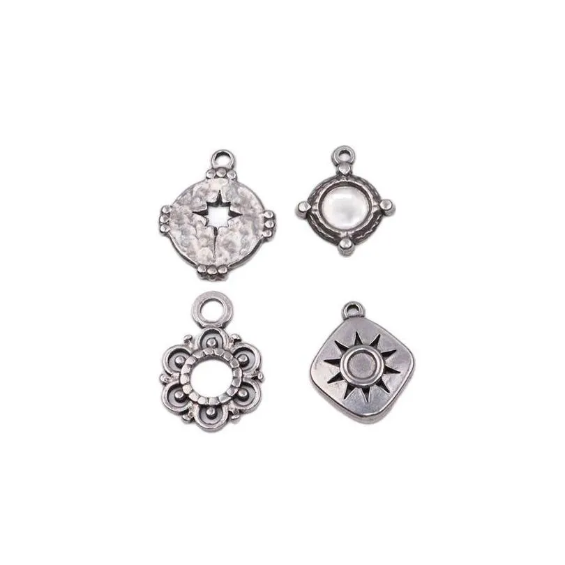 Charms 5Pcs 15Mm Wholesell Casting Stainless Steel Eye Coin Pendant Diy Necklace Earrings Bracelets Unfading Colorlesscharms D Dhabq