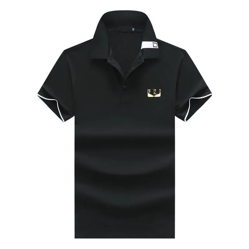 High Street Trend Mens Embroidered Cotton Polo Shirts Summer High Street Trend Mens Embroidered Cotton Polo Shirts Summer