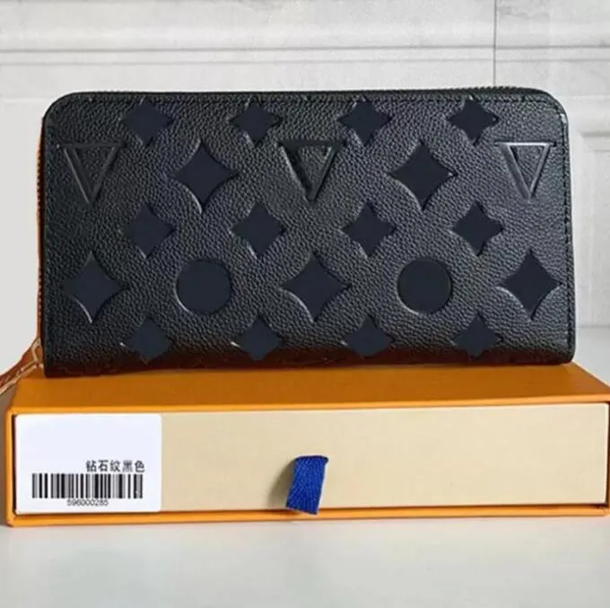 Mannen designer tassen lange portefeuilles pu lederen portemonnee zwart wit roze dame clutch luxe briefgeld clip rits portemonnees 7a mode cadeau vrouwen kaarthouder kleine portemonnee