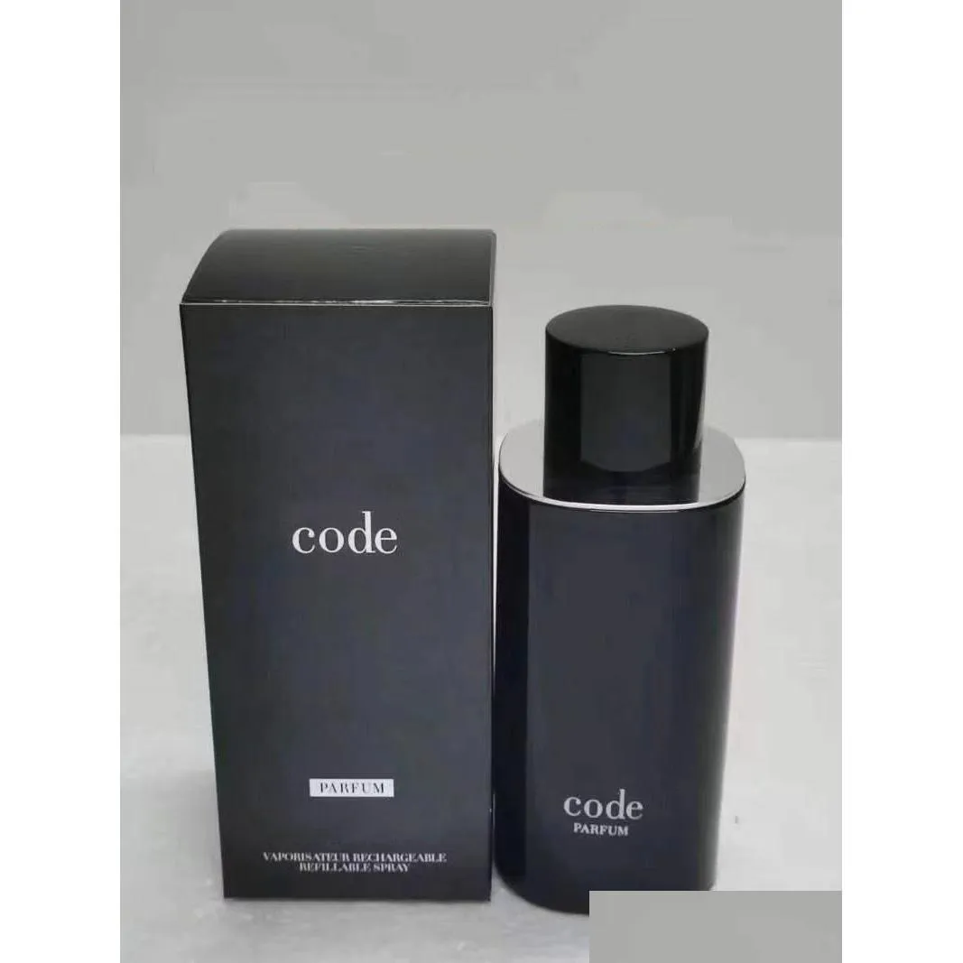 Anti-Perspirant Deodorant Men Per 125Ml Code Parfum Refillable Spray Man Fragrance Long Lasting Good Smell Pour Homme Male Cologne D Dhemq