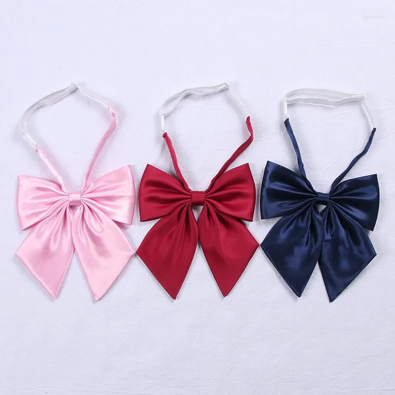 Ensembles de vêtements école japonaise JK uniforme noeud papillon pour filles papillon cravate marin costume accessoires fleurs cou porter de la soie