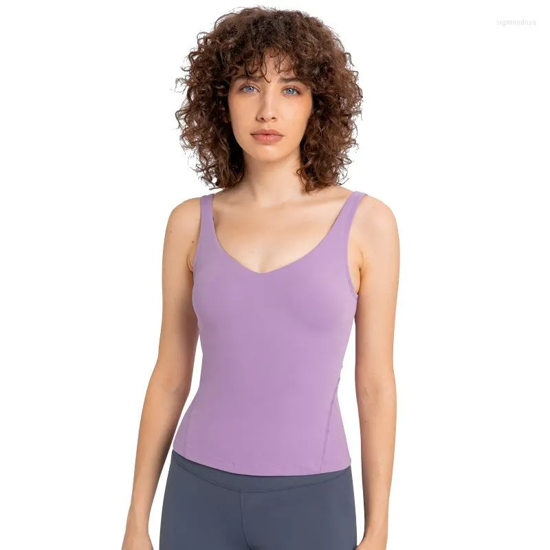 Actieve shirts dames fitness tank top sexy gym sport t-shirts bh en binnenkleding workout ademende hoge elasticiteit yoga vest