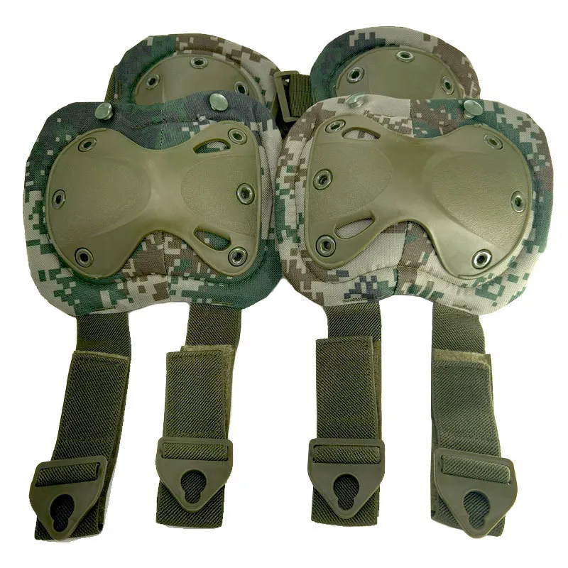 Genouillères coudières Genouillères tactiques militaires Coudières Paintball Airsoft Wargame Équipement de protection de combat Équipement de chasse Genouillère de sport pour adultes 230210