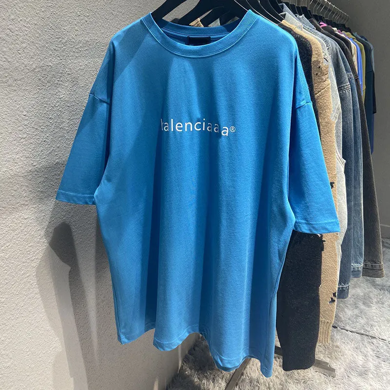 メンズTシャツ豪華なパリファッションブランドデザイナーメンズ有名なデザイナーティーコットン小文字2Bプリントレタースタンプスポーツツーリズム男性と女性ティー