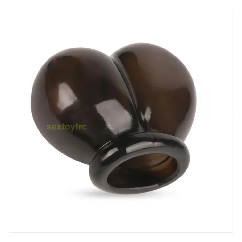 Silicone Testicle Pouch Squeezer Testicle Bag Sack Scrotum Bondage Gear