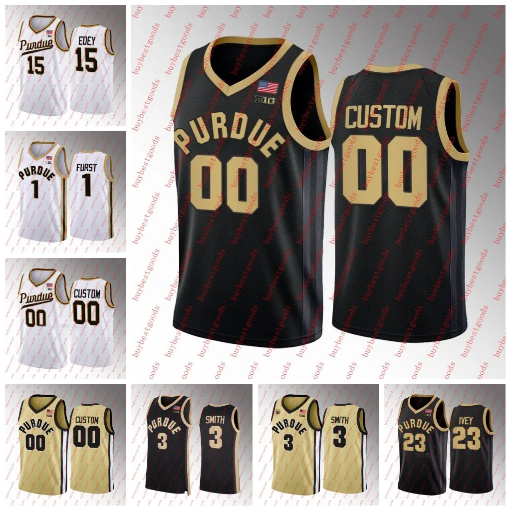 Basketball Jerseys Custom NCAA Purdue Boilermakers College Basketball Jersey 2022-23 Swanigan Braden Smith Zach Edey Jaden Ivey Trevion Williams Mason Gillis