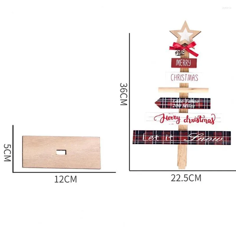 Décorations de Noël Ornements en bois utiles Accrocheur DIY Attrayant Ornement d'arbre d'artisanat
