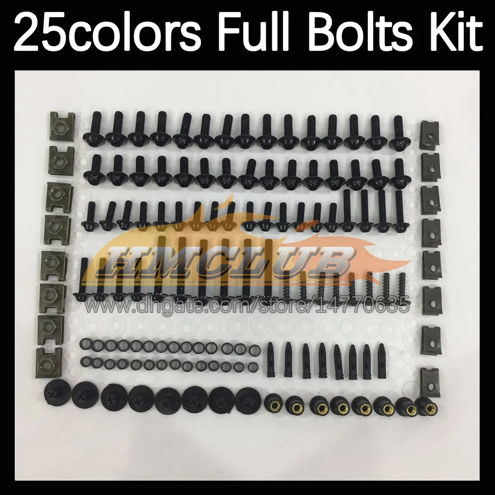 268pcs كاملة براغي Moto Body Procks for Aprilia RS4 RS 125 RS125 12 13 14 15 16 2012 2013 2015 2015 2016 Motoring Fairing Bolts Windscreen