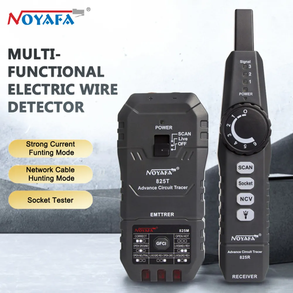 Traceur de câble électrique, Testeur de circuit, Testeur de câble  téléphonique, Ms6812, Recherche de câble électrique