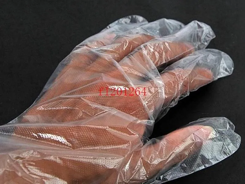 5000 Stück durchsichtige Einweg-Kunststoffhandschuhe, PE-Handschuh, transparent, für Reinigung, Gartenarbeit, Zuhause, Restaurant