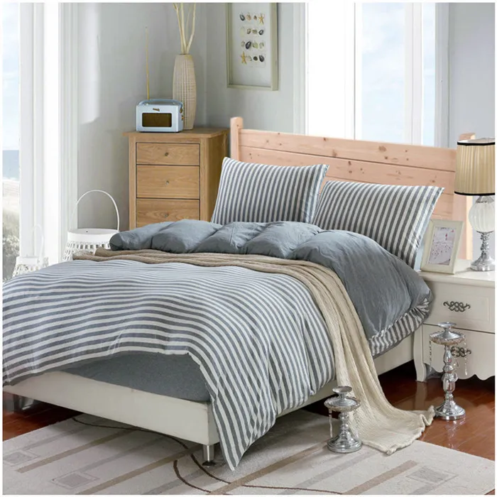 Sängkläder sätter mål elegant stickande sömn fyra stycken 230210