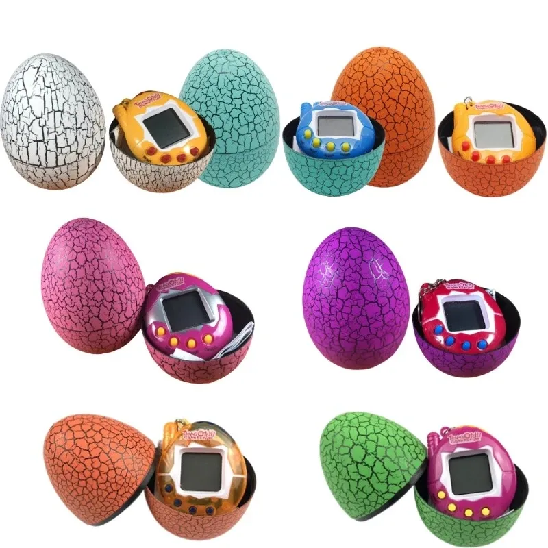 Suprimentos para festas Virtual Electronic Digital Pets Dinosaur Egg Game Machine Toys Nostalgic Digital Pet Retro Handheld Electronic Pet Games For Christmas Gift