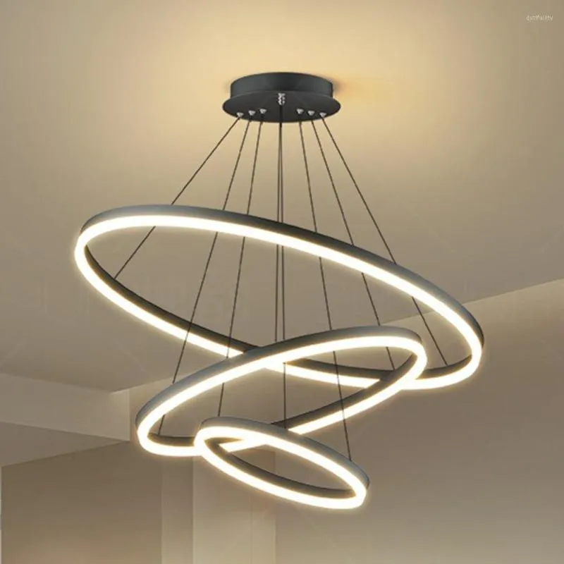 Lampes suspendues nordique luxe plafond lustre décor ornement haute luminosité lumière pour salon chambre réglable
