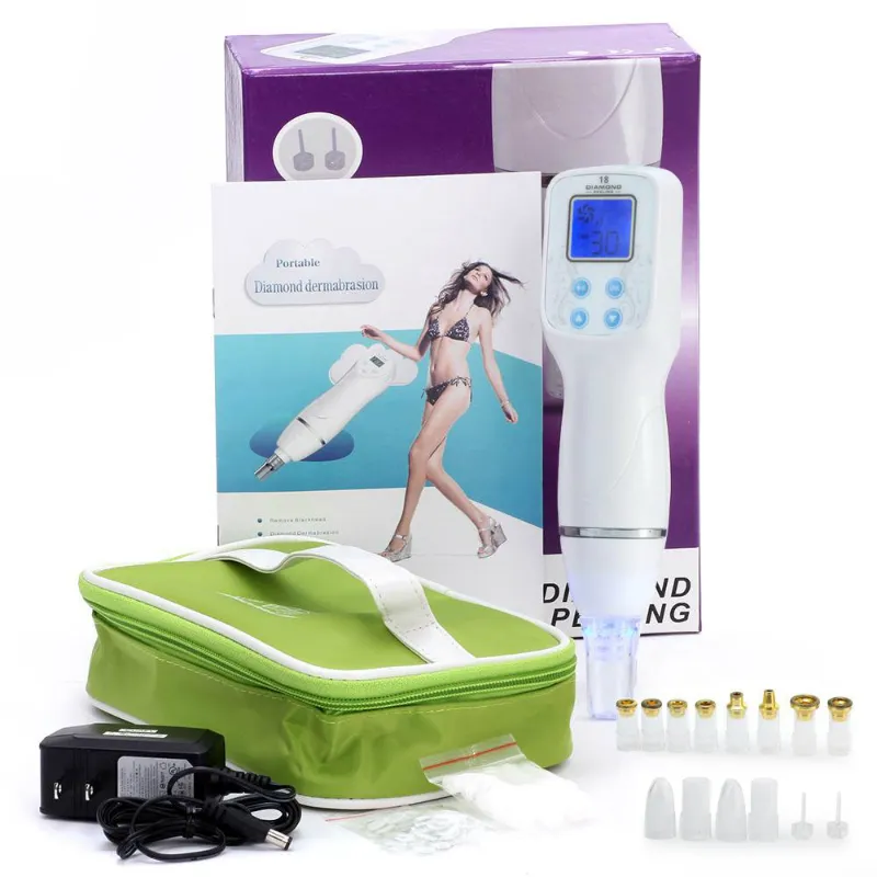 Microdermoabrasión Modelo 110-220V Multifunción Diamante Peeling Facial Spa Antienvejecimiento Piel Peeling Dispositivo de dermoabrasión Máquina de cuidado facial CE / DHL