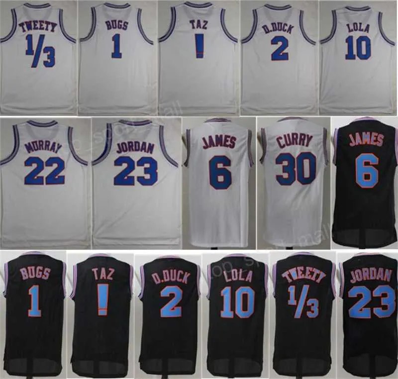 Space Jam Tune Squad Jersey Men 2 Daffy Duck Bill Murray 1 Bugs Bunny 10 Lola Bunny Looney Tunes Basketball Jerseys Taz Tweety