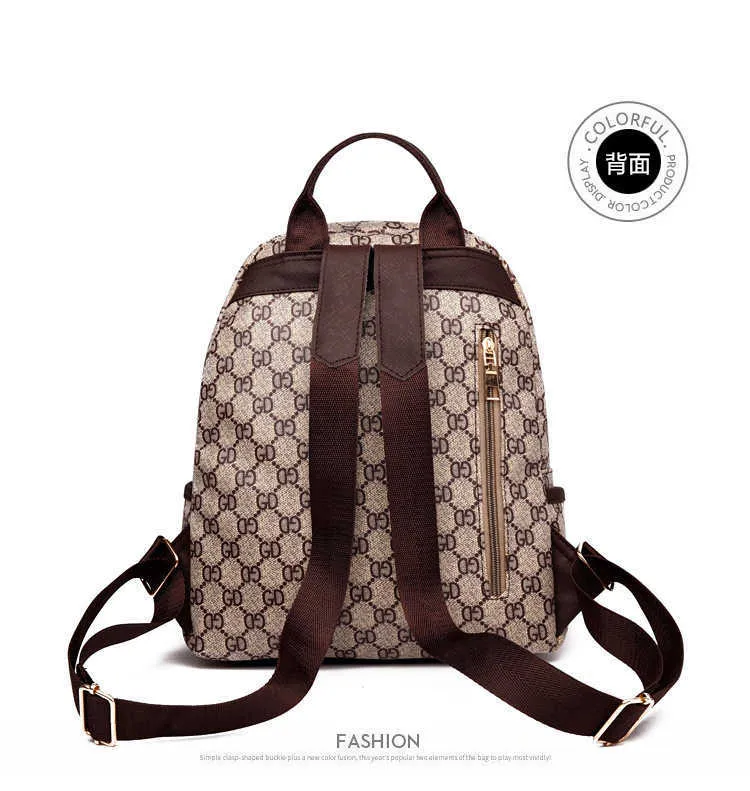 Plaid backpack purse outlet