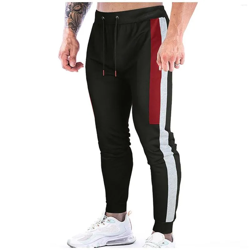 Calça masculina Men Long 2023 Hip Hop Streetwear Slim Fit Jogger Pant FashionTrousers Gyms Fitness Casual Joggers Sortpants