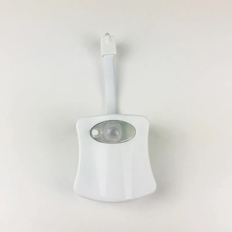 Slimme badkamer LED Toilet USB Night Light Body Motion Activated Seat Sensor Lamp 8-Color toilet kom Waterdichte achtergrondverlichting D1.5
