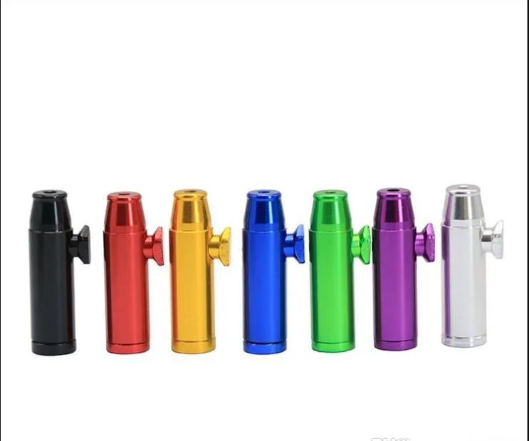 Cross-Border Mini Metal Bullet Snuff Bottle Snuff Bottle Smoker Aluminum Pipe Smoker