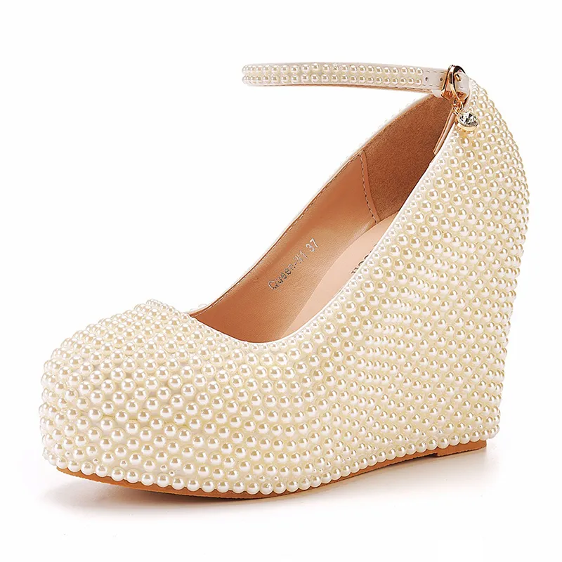 Wedge store prom shoes