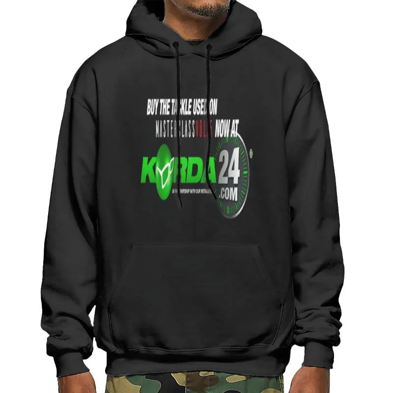 Heren Hoodies Sweatshirts Korda Tackle 5 Anime oversized hoodie Hoods Zip Up gotische kleding