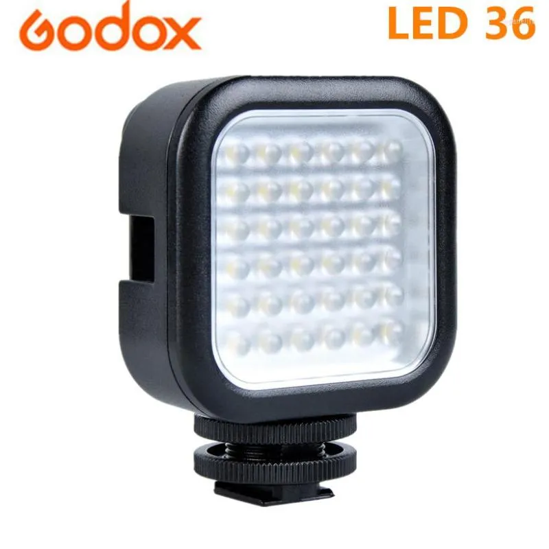 フラッシュヘッドGodox LED-36デジタルカメラカムコーダーDV DVR MINI DVR 5500-6500K CCT用のPograpic Lighting LEDライトランプ