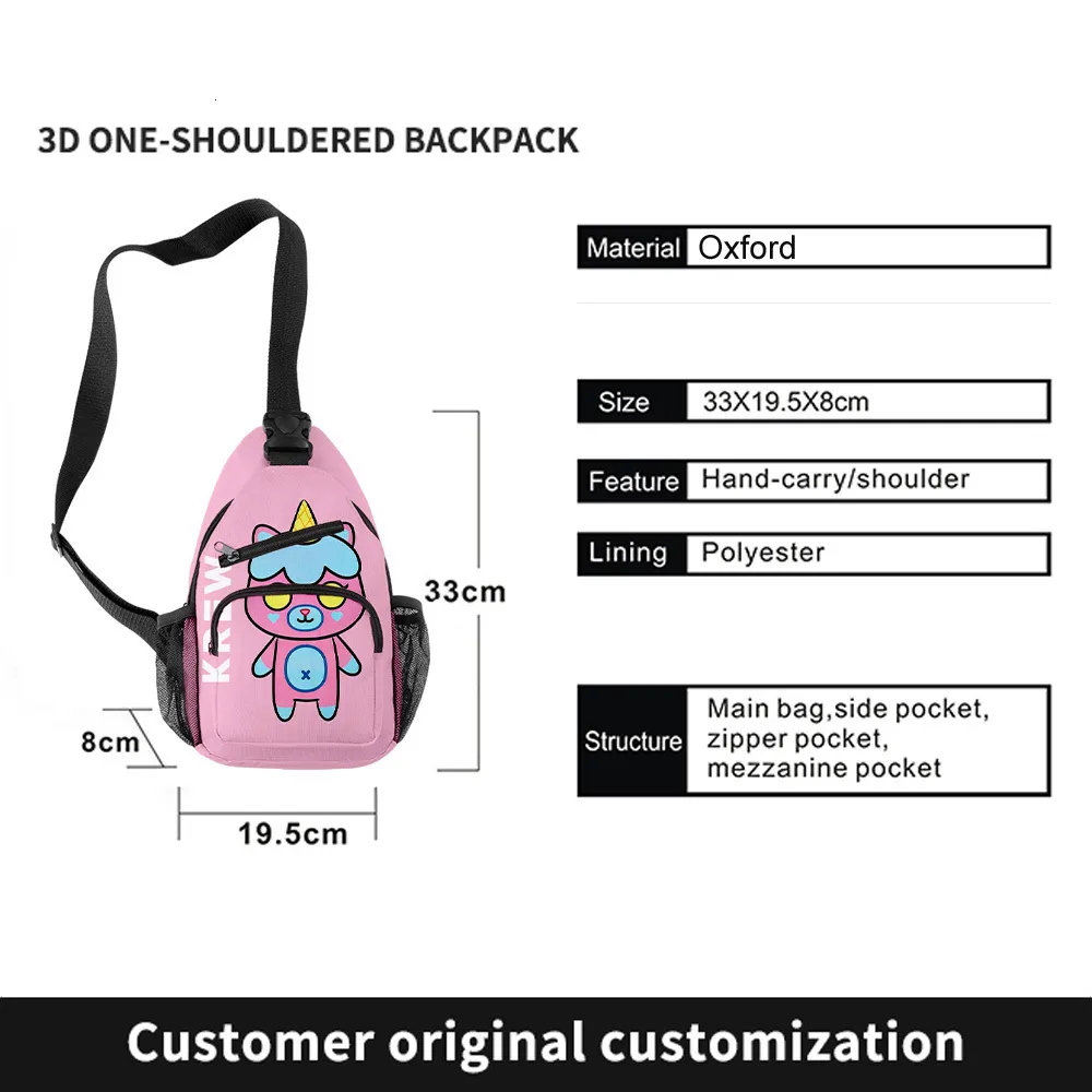 ItsFunneh Krew District Merch Mokuyobi Backpack Set Casual Style School Bag  For Women, Men, Girls, Boys, And Unisex 230210 From Zhao08, $29.87