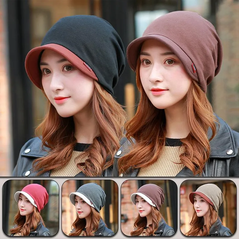 Beanies Beanie/Skull Caps 1PCS Women's Fashion Cotton Headgear Windproof Confinement Hat Ear Protection Headscarf Sleeping Cap S78