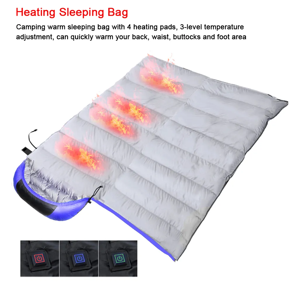 Heated sleeping pad clearance camping