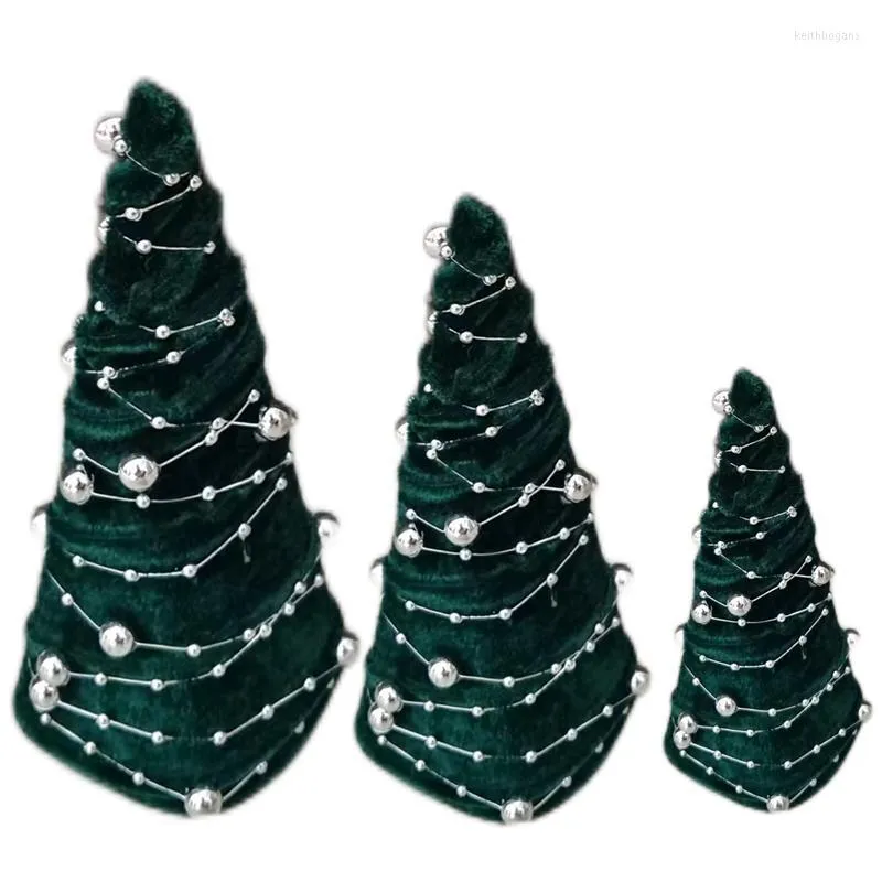Julekorationer konstgjorda trädduk träd liten falsk semester liten/medium/stor
